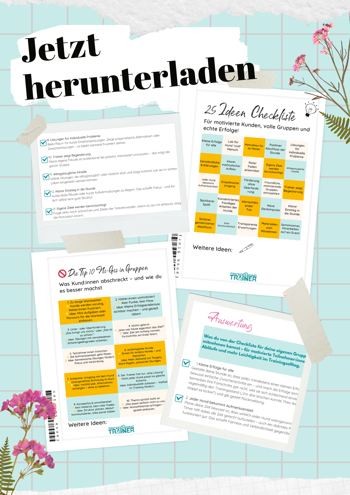 Copy of Kopie von Tricklisten Hundetrainer